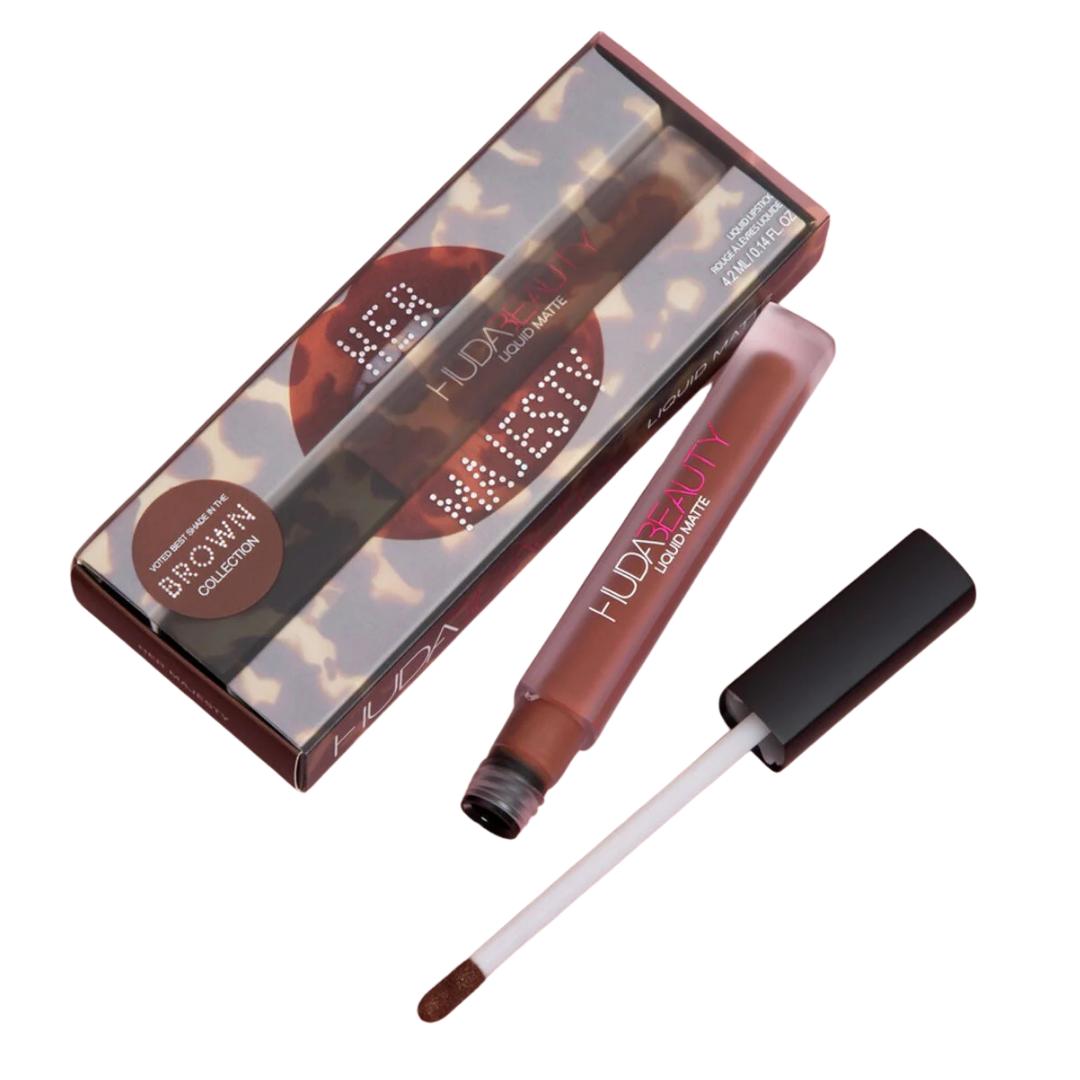 Shop huda beauty chocolate brown lipstick available at Heygirl.pk for delivery in Pakistan
