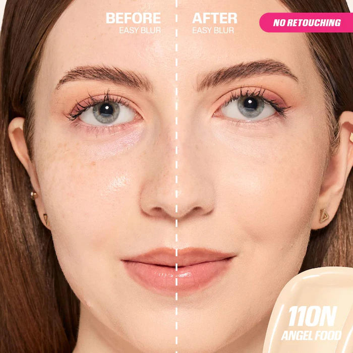 swatch image of huda easy blur foundation for her available at Heygirl.pk for delivery in Pakistan