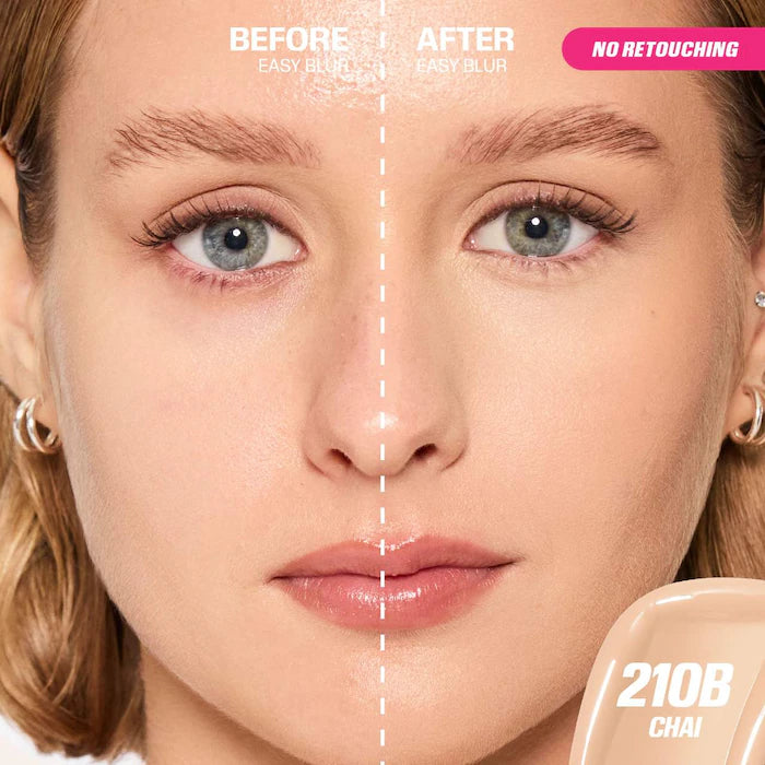 swatch image of huda easy blur foundation for her available at Heygirl.pk for delivery in Pakistan