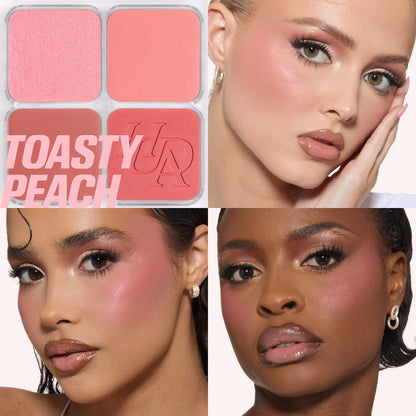 swatch image of huda beauty blush filter palette available at Heygirl.pk for delivery in Pakistan