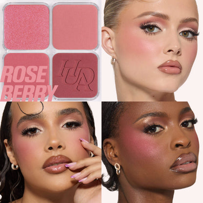 swatch image of huda beauty blush filter palette available at Heygirl.pk for delivery in Pakistan
