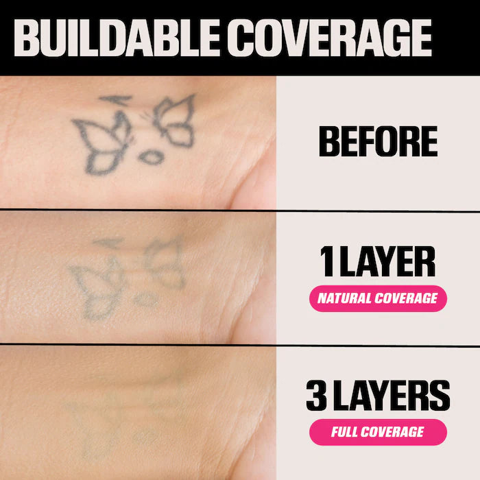 swatch image of huda easy blur foundation for her available at Heygirl.pk for delivery in Pakistan
