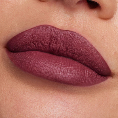 swatch image of huda beauty lipstick in trophy wife shade available at Heygirl.pk for delivery in Pakistan