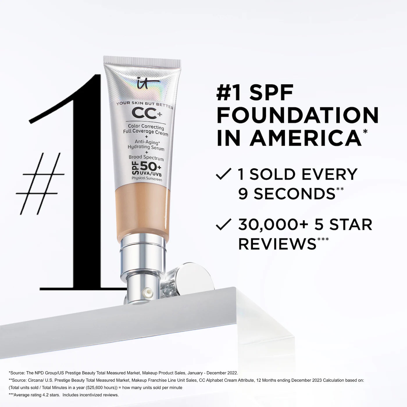 IT Cosmetics CC+ Cream with SPF 50+