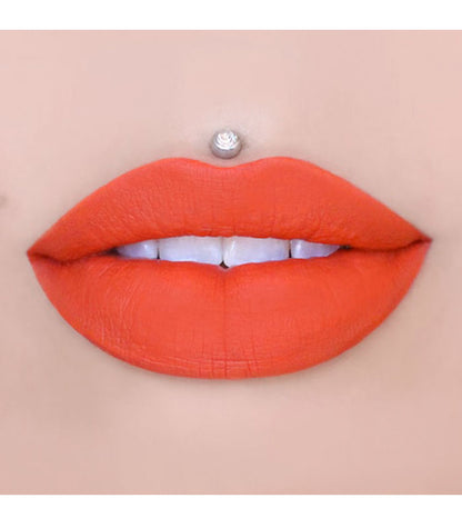 swatch image of Jeffree star min lipstick in anna nicole shade available at Heygirl.pk for delivery in Pakistan