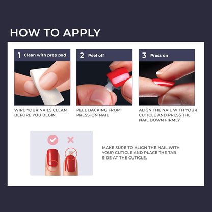 how to apply artificial press-on manicure and nails in white design for your everyday or Eid wear available at Heygirl.pk for delivery in Pakistan. 