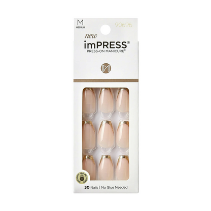 Shop artificial press-on manicure and nails in gold glitter for your everyday or Eid wear available at Heygirl.pk for delivery in Pakistan. 