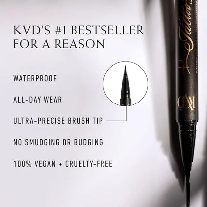 image showing benefits of using Kat Von D Tattoo Liner available at Heygirl.pk for delivery in Karachi, Lahore, Islamabad across Pakistan.