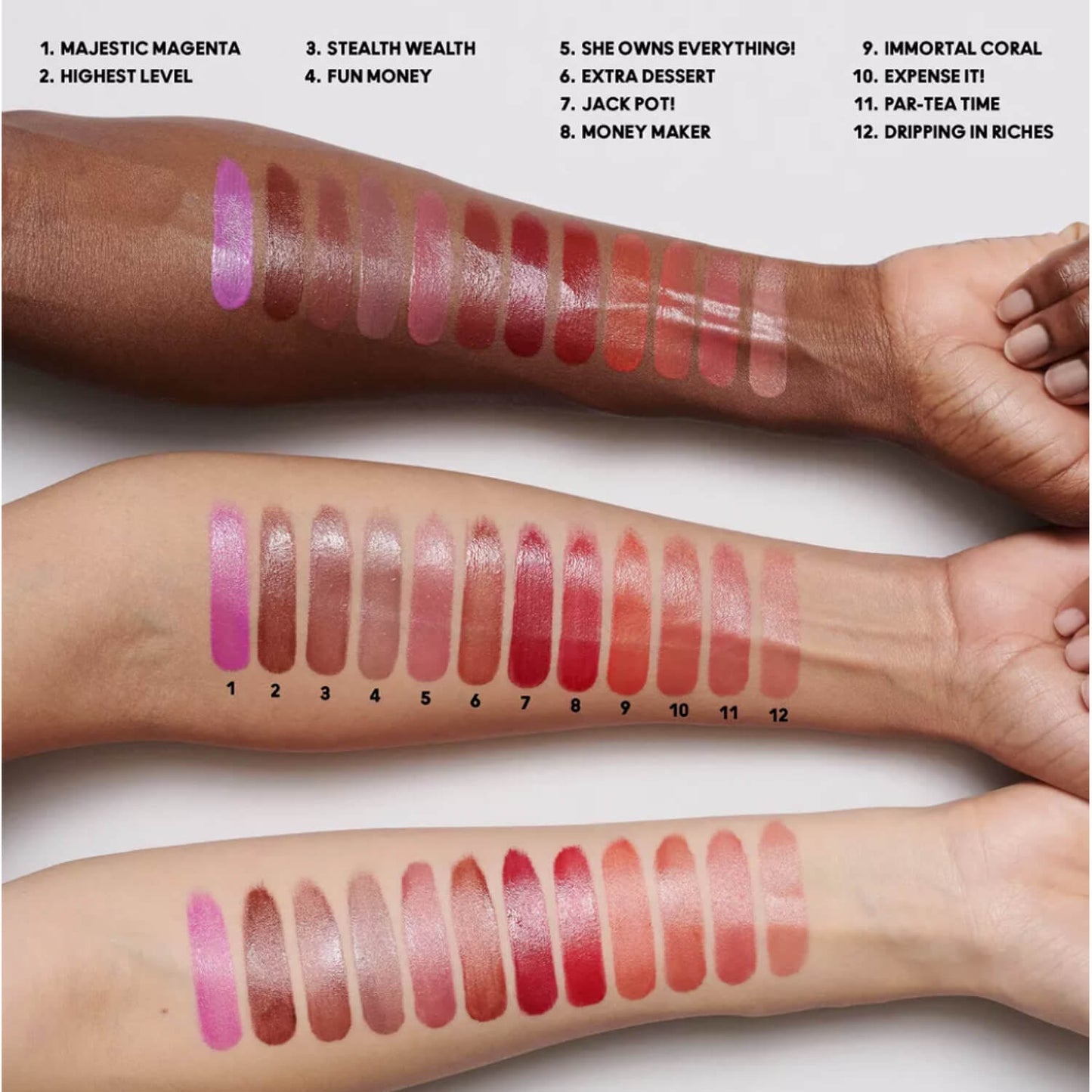 swatch image of MAC best-selling lipsticks Gift Set for Her available at Heygirl.pk for delivery in Pakistan