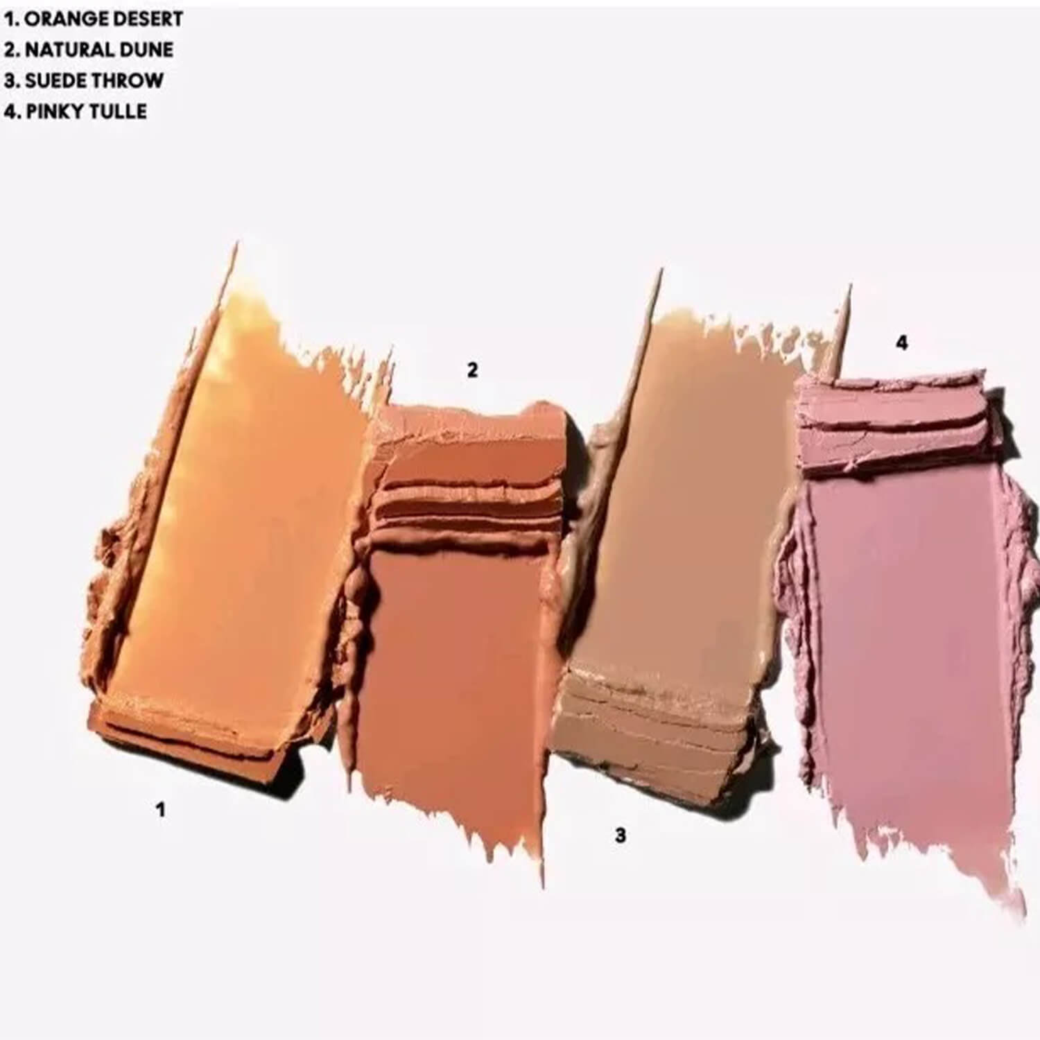 image showing swatch of MAC face makeup palette for her available at Heygirl.pk for delivery in Pakistan