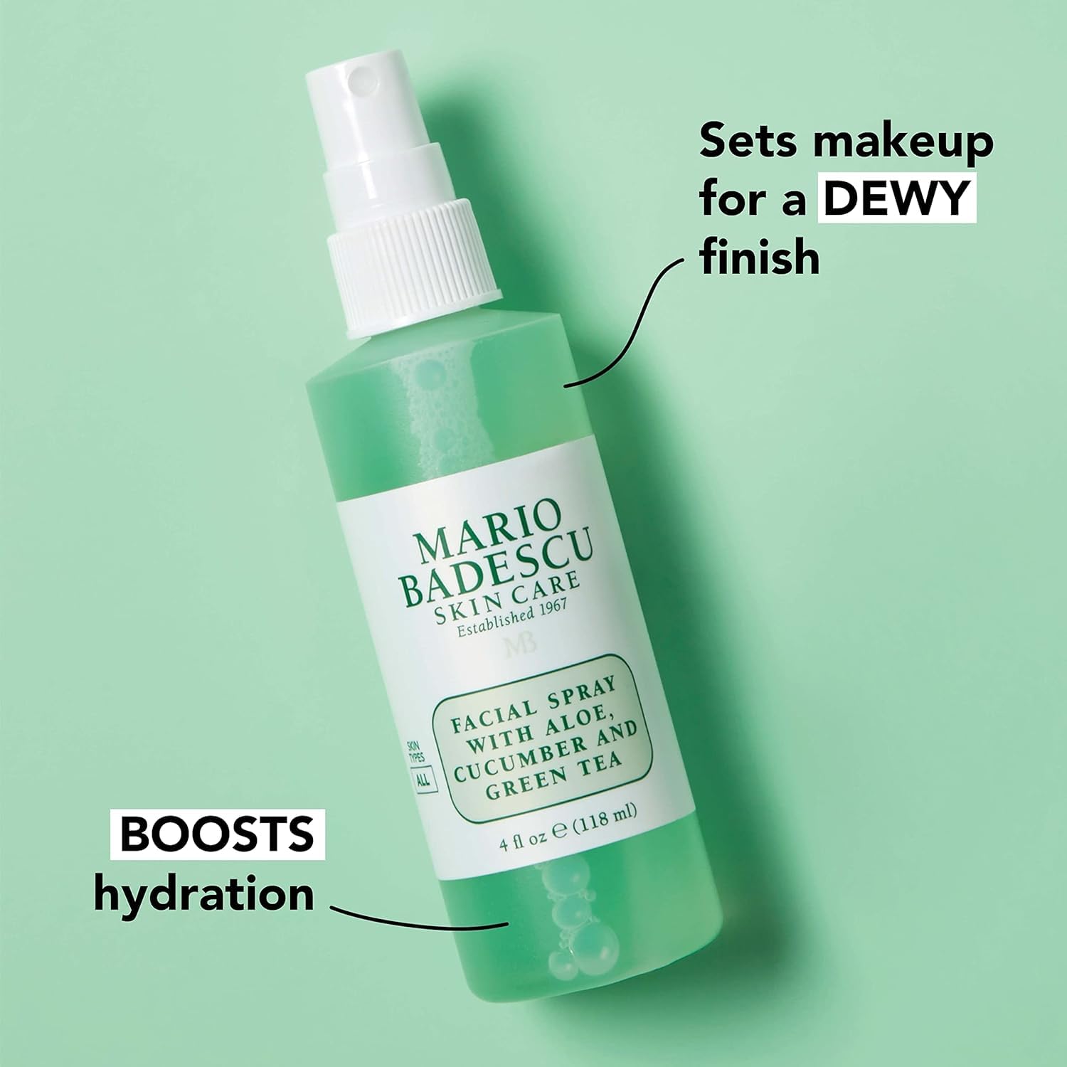 image showing benefit of using Mario Badescu facial spray in Pakistan