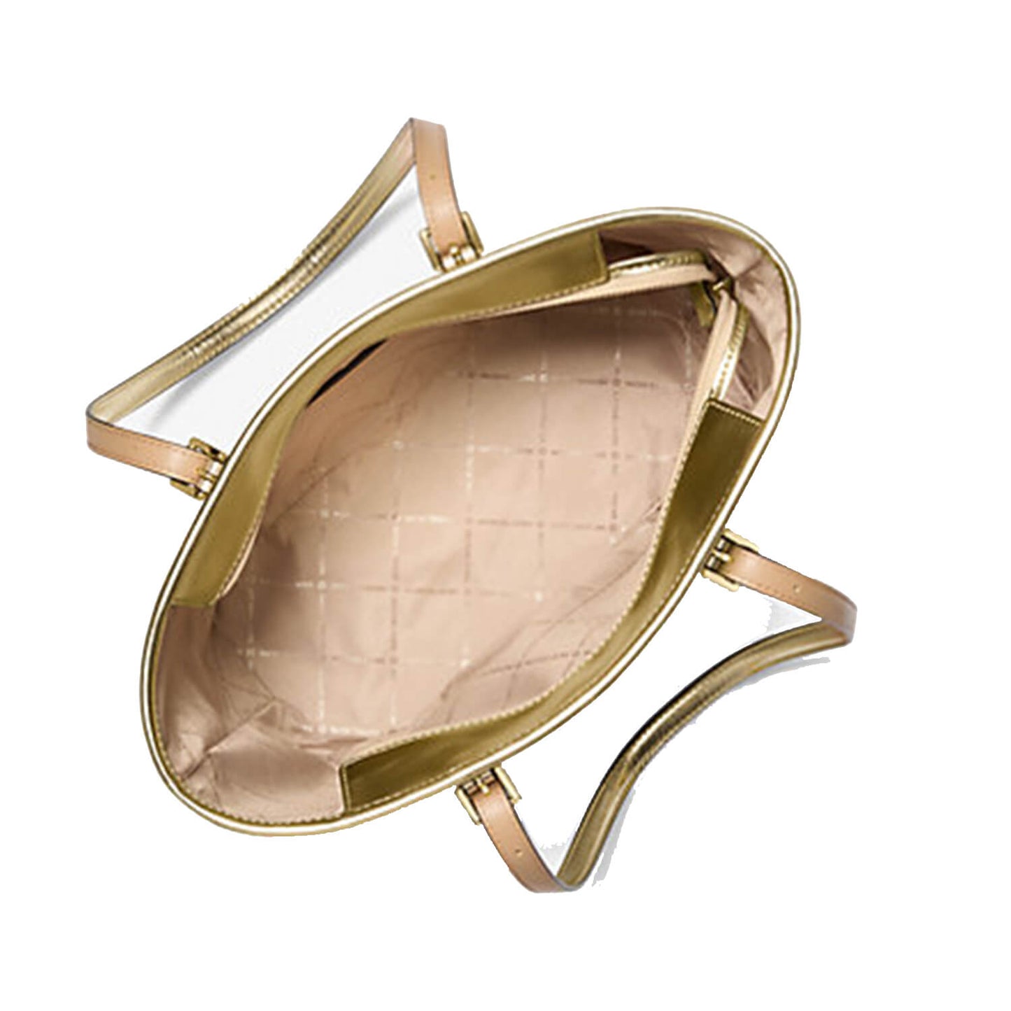 Michael Kors Jet Set Top-Zip Tote Bag, Gold