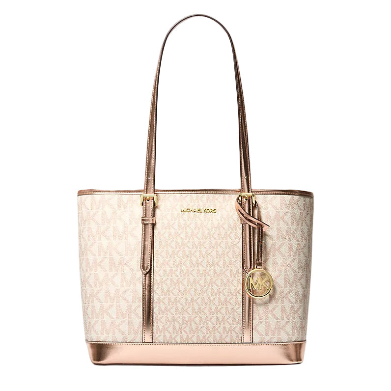 shop michael kors tote bag in rose gold color for her available at Heygirl.pk for delivery in Pakistan