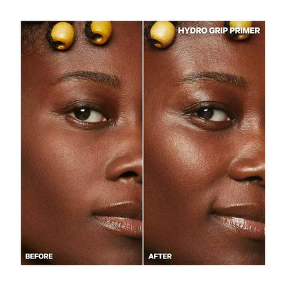 image showing before and after of using milk makeup grip primer available at heygirl.pk for delivery in Pakistan