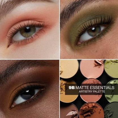 swatch image of Morphe 9B Matte Eyeshadow Palette for HER available at Heygirl.pk for delivery in Pakistan.