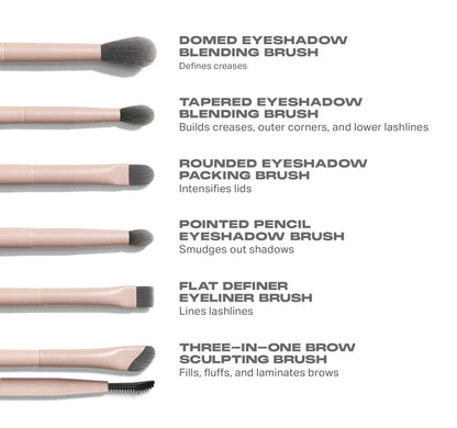 Morphe Eye Makeup Brush Set with description for her available at Heygirl.pk for delivery in Pakistan. 