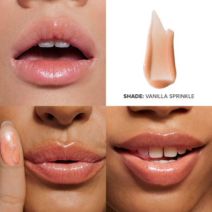 swatch image of Nudestix Lip Butter vanilla sprinkle available at Heygirl.pk for delivery in Pakistan.