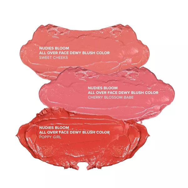 swatch image of Nudestix Pretty Blush kit for her available at Heygirl.pk for delivery in Pakistan.