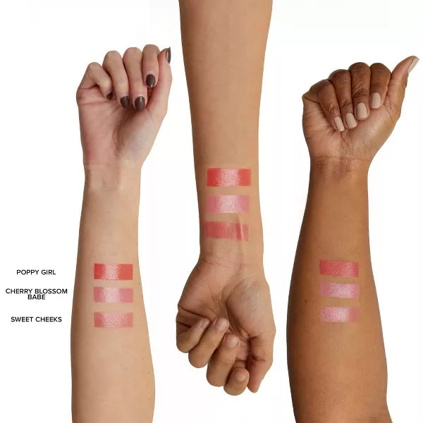 swatch image of Nudestix Pretty Blush kit for her available at Heygirl.pk for delivery in Pakistan.