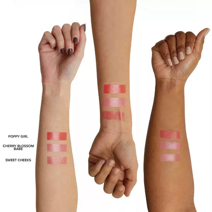 swatch image of Nudestix Pretty Blush kit for her available at Heygirl.pk for delivery in Pakistan.