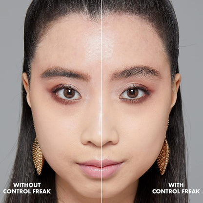 before and after result of using NYX Eyebrow Gel for her available at Heygirl.pk for delivery in Pakistan. 