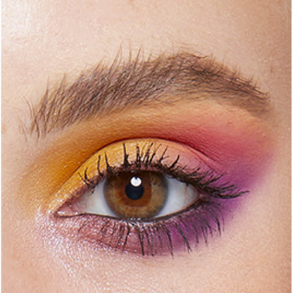 Close-up of a eye with colorful makeup