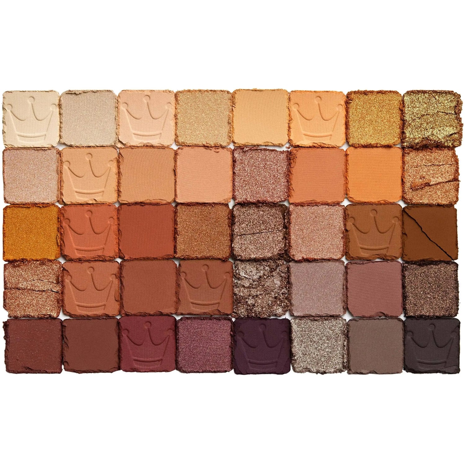 swatch image of NYX Ultimate Queen Eyeshadow Palette in matte and metallic eyeshadows for her available at Heygirl.pk for delivery in Karachi, Lahore, Islamabad across Pakistan.