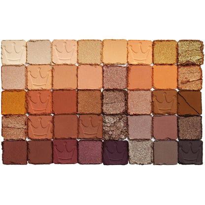 swatch image of NYX Ultimate Queen Eyeshadow Palette in matte and metallic eyeshadows for her available at Heygirl.pk for delivery in Karachi, Lahore, Islamabad across Pakistan.