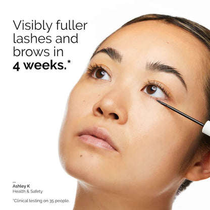 image showing benefits of using The Ordinary Multi Peptide Lash and Brow Serum available at Heygirl.pk for delivery in Pakistan