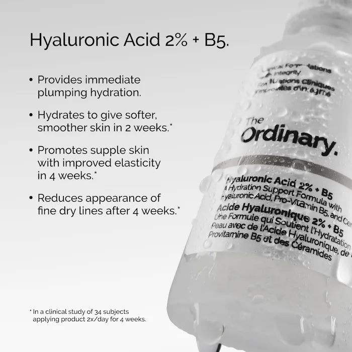 image showing benefits of using ordinary hyaluronic acid for your skincare routine in Pakistan