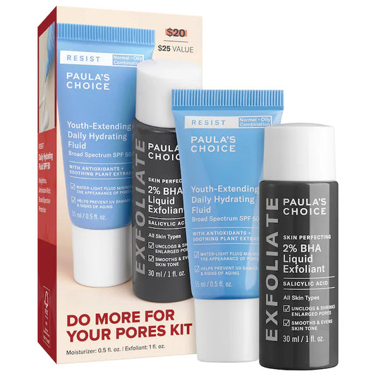 Shop Paula's Choice pores exfoliant skincare set available at Heygirl.pk for delivery in Pakistan.