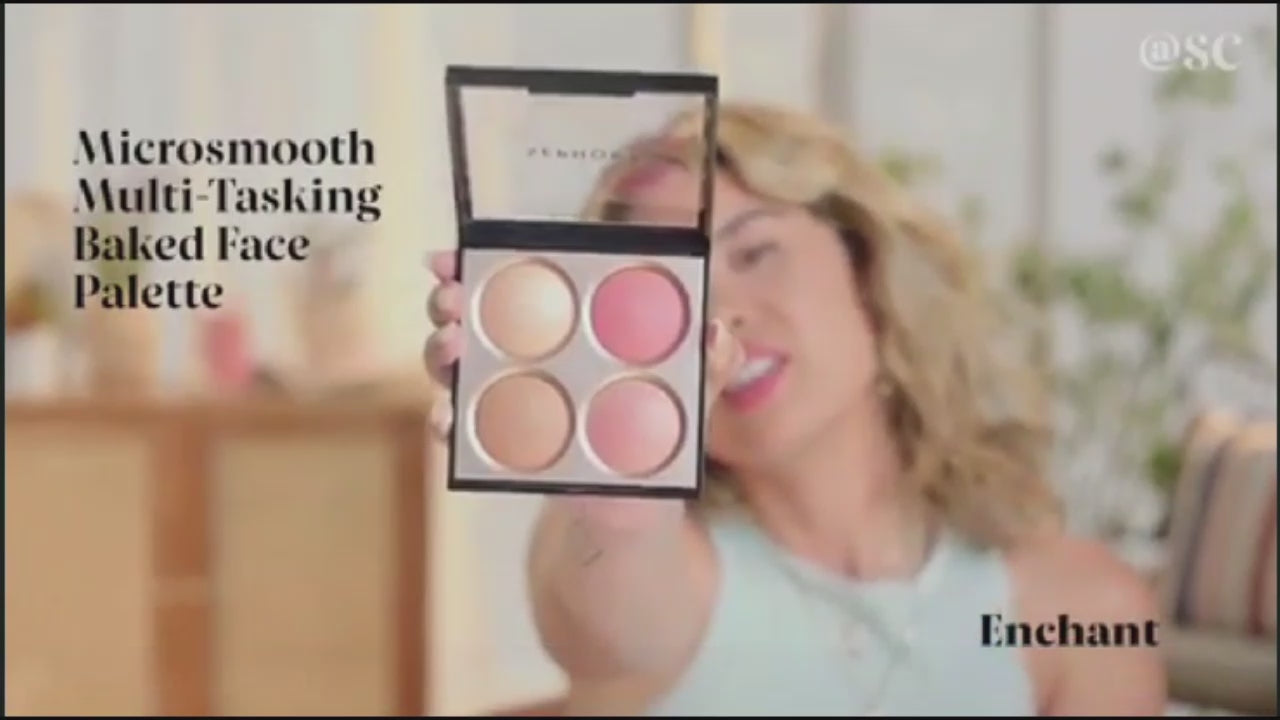 video showing Pakistani girls using Sephora Micro smooth Face Makeup Palette in Enchant shade available at Heygirl.pk for delivery in Pakistan.
