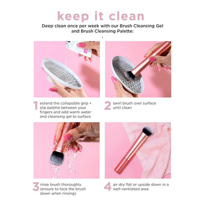 image showing how to use real technique eye makeup brush set available at Heygirl.pk for delivery in Pakistan