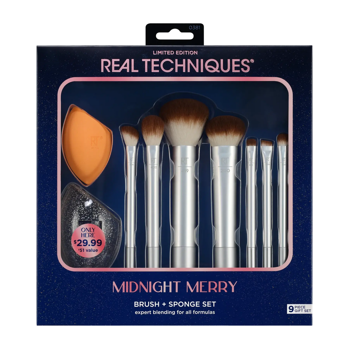 Real Techniques Makeup Brush & Sponge Gift Set