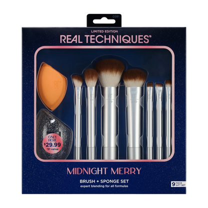 Real Techniques Makeup Brush & Sponge Gift Set