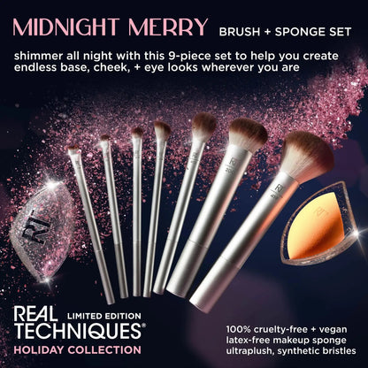 Real Techniques Makeup Brush & Sponge Gift Set