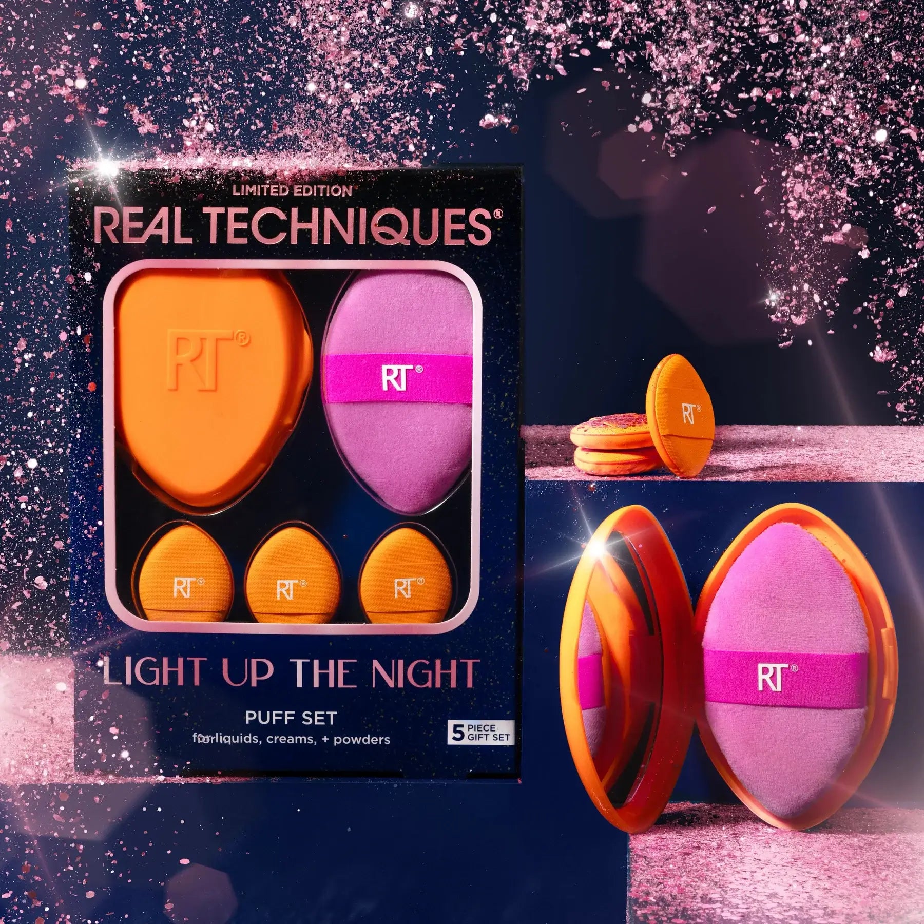 Shop Real Techniques makeup puff gift set for her available at Heygirl.pk for cash on delivery in Pakistan.