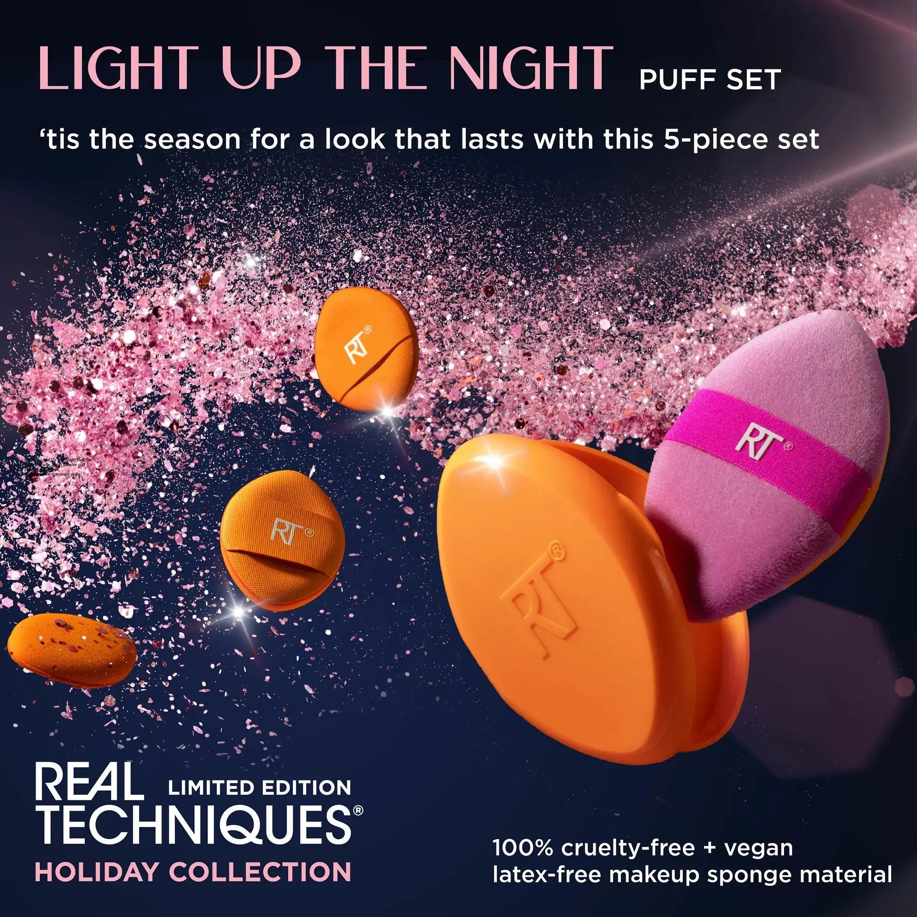 Shop Real Techniques makeup puff gift set for her available at Heygirl.pk for cash on delivery in Pakistan.