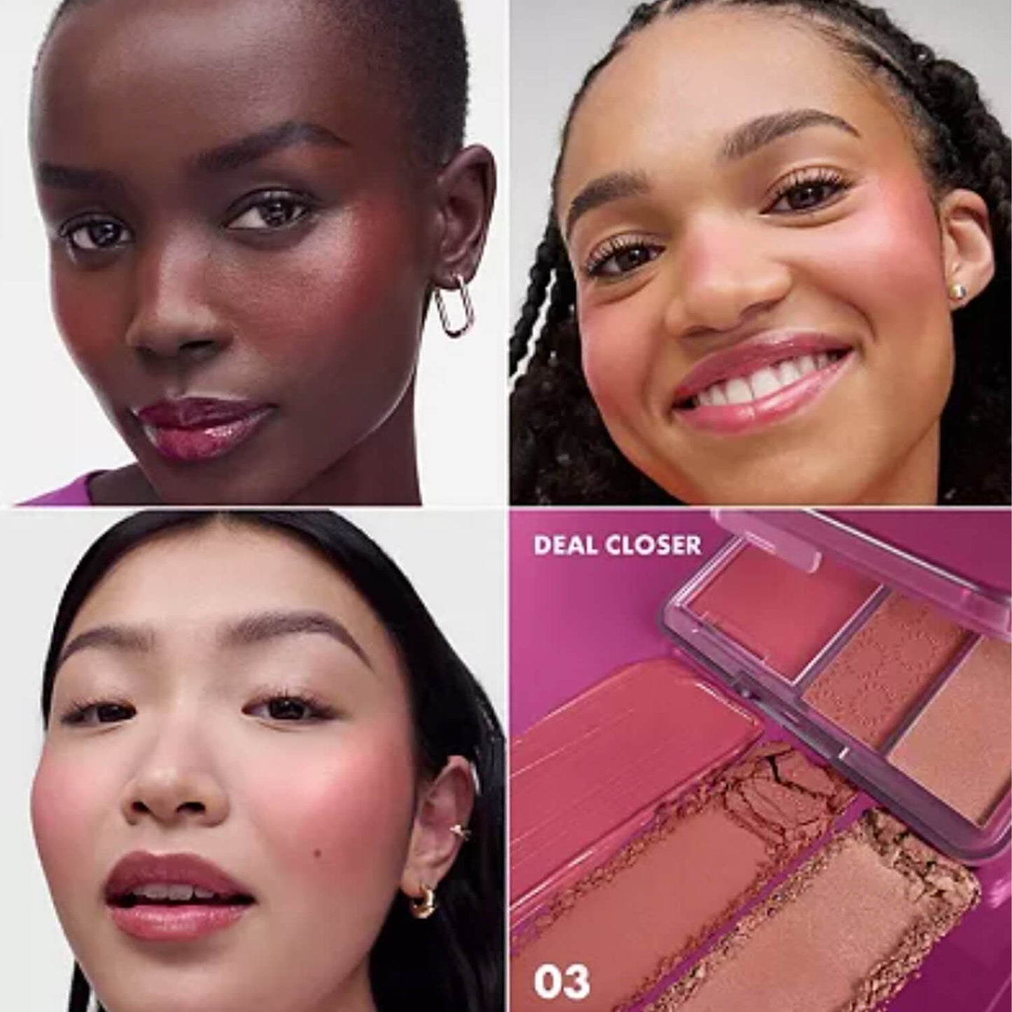 swatch image of Sephora blush powder and cream palette for her available at Heygirl.pk for delivery in Pakistan. 