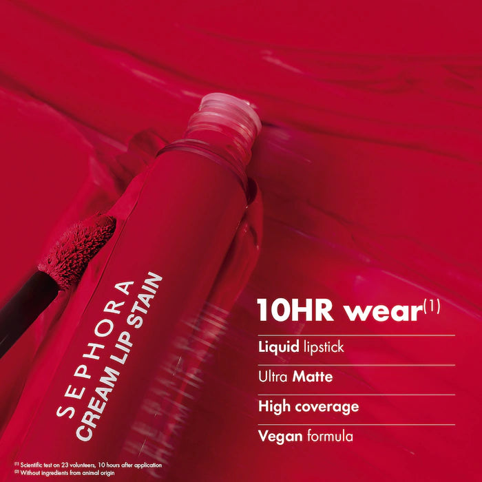 swatch image of Sephora Lip cream liquid lipstick for her available at Heygirl.pk for delivery in Pakistan. 