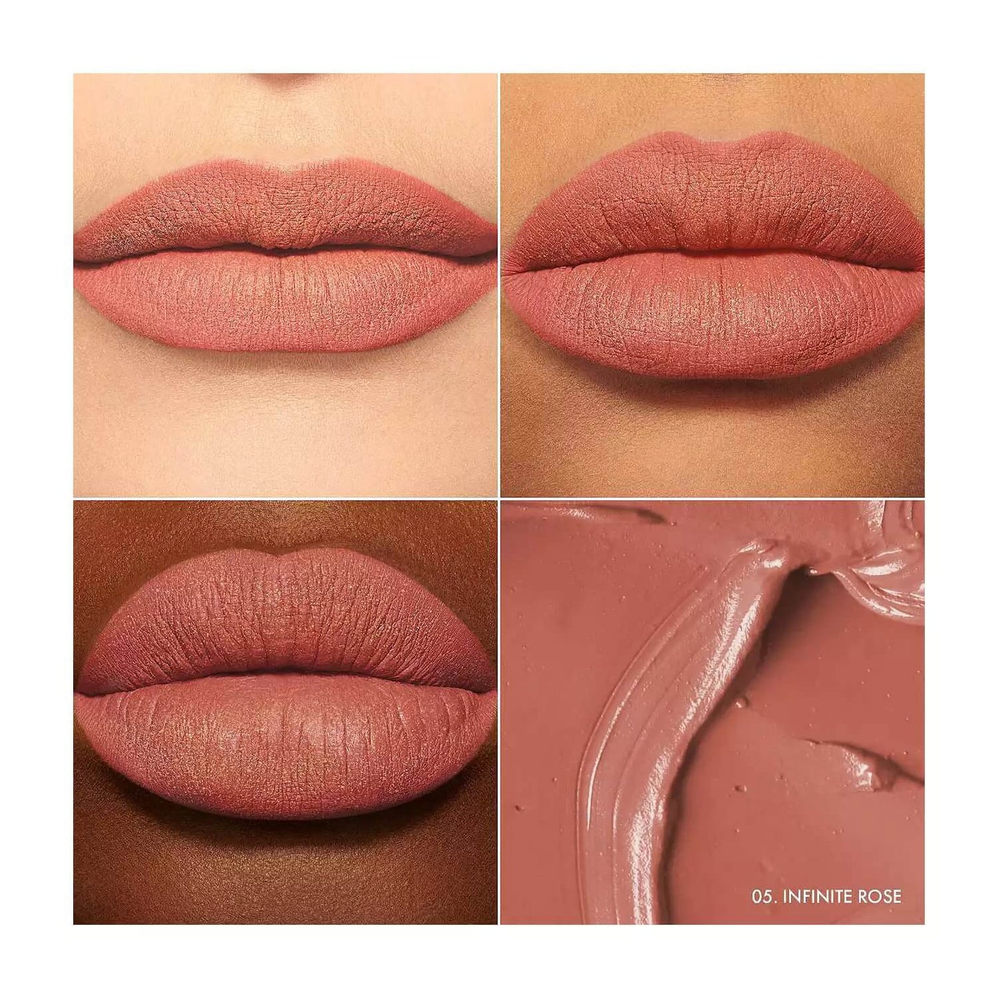 image showing swatch of sephora cream lipstick infinite rose available at Heygirl.pk for delivery in Pakistan