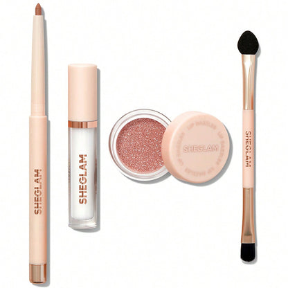 Set of Sheglam makeup products including a lip liner, lip gloss available at Heygirl.pk in Pakistan
