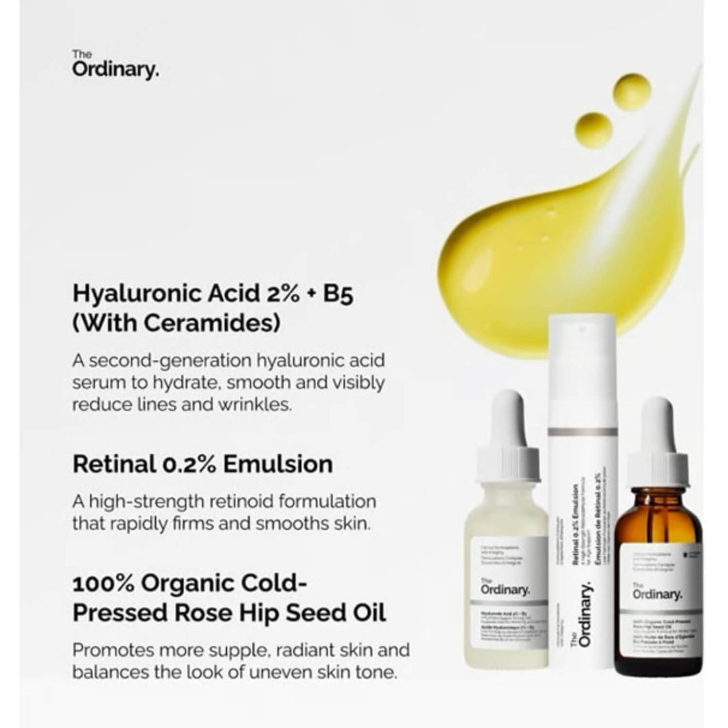 benefits of using The Ordinary set for her night skincare routine available at Heygirl.pk for delivery in Pakistan.