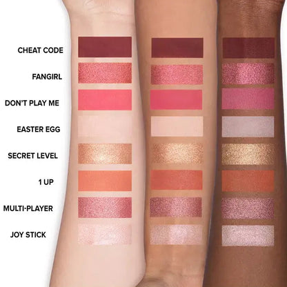 swatch image of Too Faced travel size eyeshadow palette for her available at Heygirl.pk for delivery in Pakistan. 