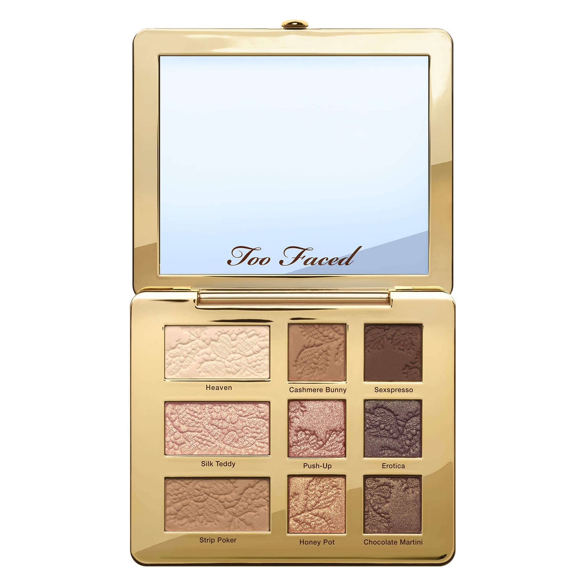 swatch image of Too Faced Neutral Shade Eyeshadow Palette for her available at Heygirl.pk for delivery in Pakistan. 