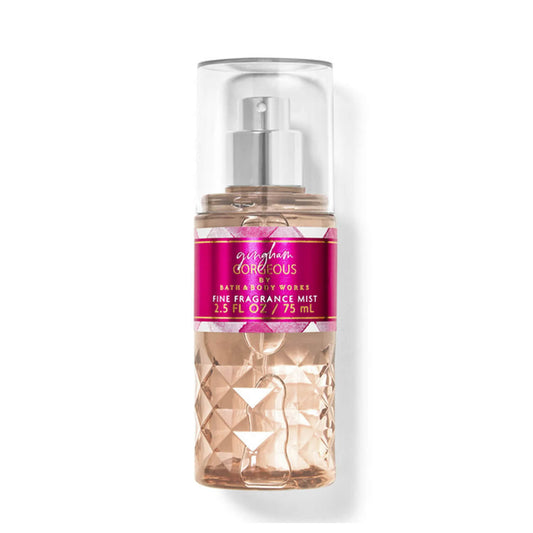 shop bath and body travel mist in gingham gorgeous fragrance available at Heygirl.pk for delivery in Pakistan