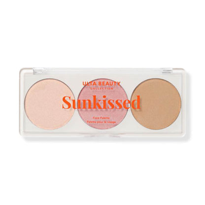 Ulta Beauty Sunkissed Mini Face Trio is a highlight, blush and bronzing palette available at Heygirl.pk in Pakistan