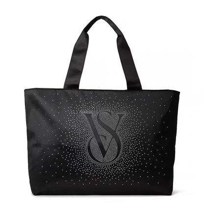 Shop 100% original Victoria's Secret Black Bling Tote Bag for HER in Pakistan