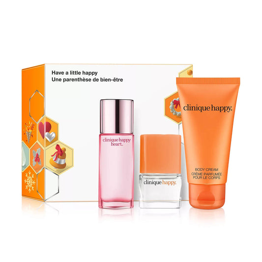 Shop Clinique happy heart perfume gift set available at Heygirl.pk for delivery in Pakistan