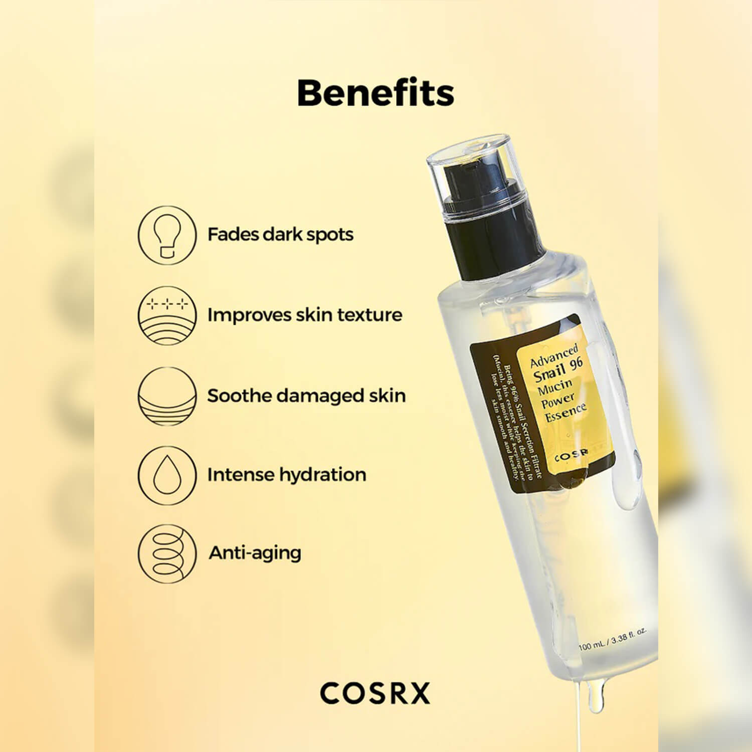 benefits of using corsx advanced 96 Mucin Power Essence available at Heygirl.pk for delivery in Pakistan